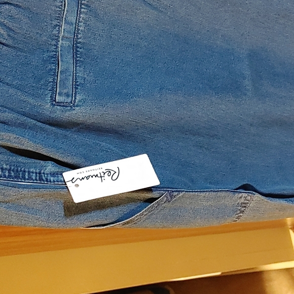 💚Reitmans Denim Slim Jeans Size 16 Petite NWT - Picture 7 of 12